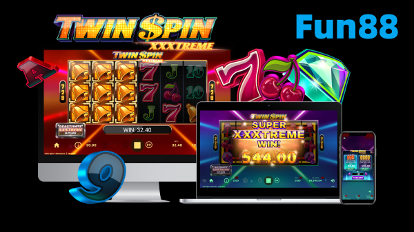 Twin Spin™ XXXtreme: ความตื่นเต้นที่มาพร้อมกับ Fun88 Slot Machine Bonus