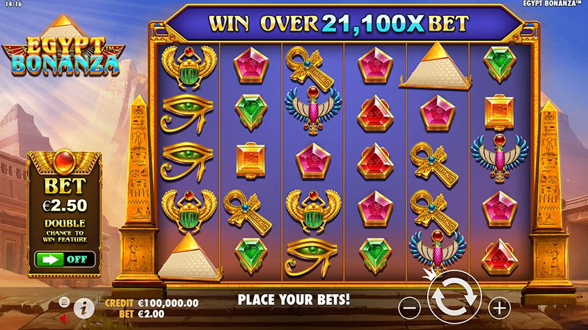 ออกตะลุยล่าสมบัติโบราณในเกม Egypt Bonanza บน Fun88